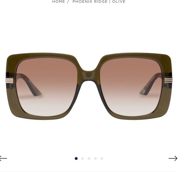 Le specs missions phoenix ridge olive square sunglasses - Picture 3 of 4